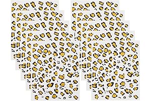 5X6 Inch Leopard Temporary Tattoos