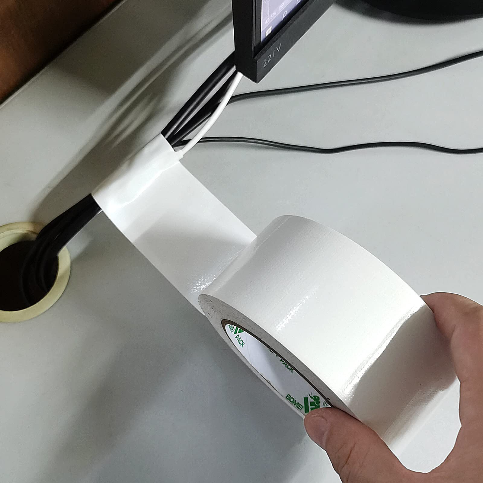 Lot De 2 Rouleaux De Ruban Adhésif Blindé Extra Fort En Tissu