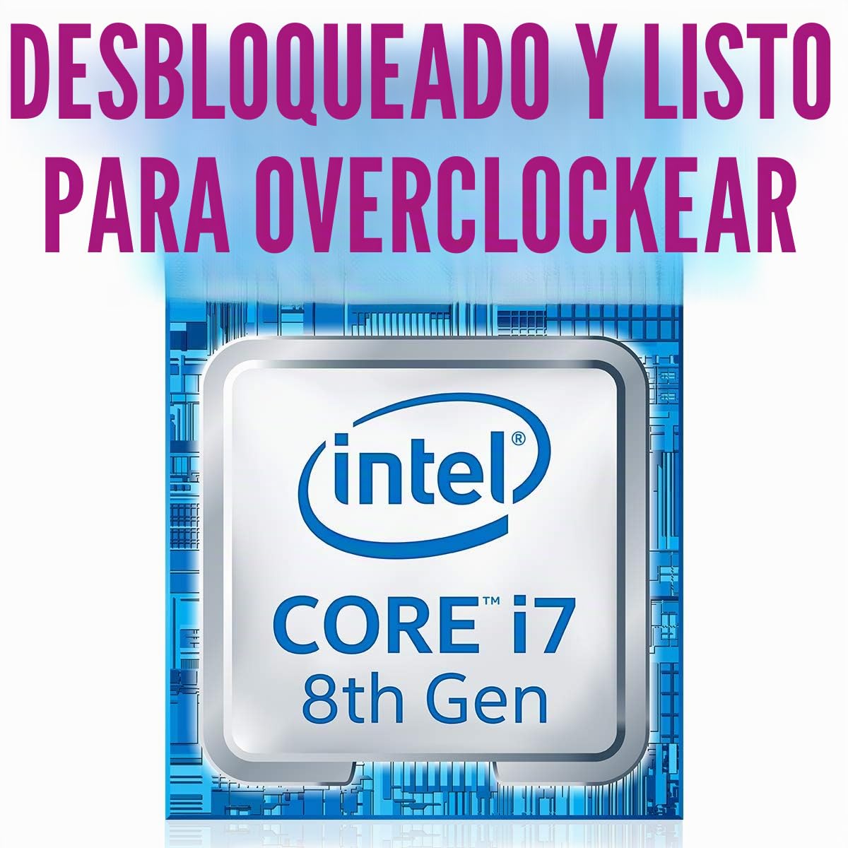 Intel Pentium Core i7-8700K - Procesador ( 8ª Generación de Procesadores Intel Core i7, 3.7 GHz, 12 MB Smart Cache, PC, 14 nm, 8 GT/s), Plateado