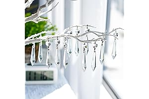 20-Pack H水晶&DORA Crystal Icicle Prisms in Various Sizes