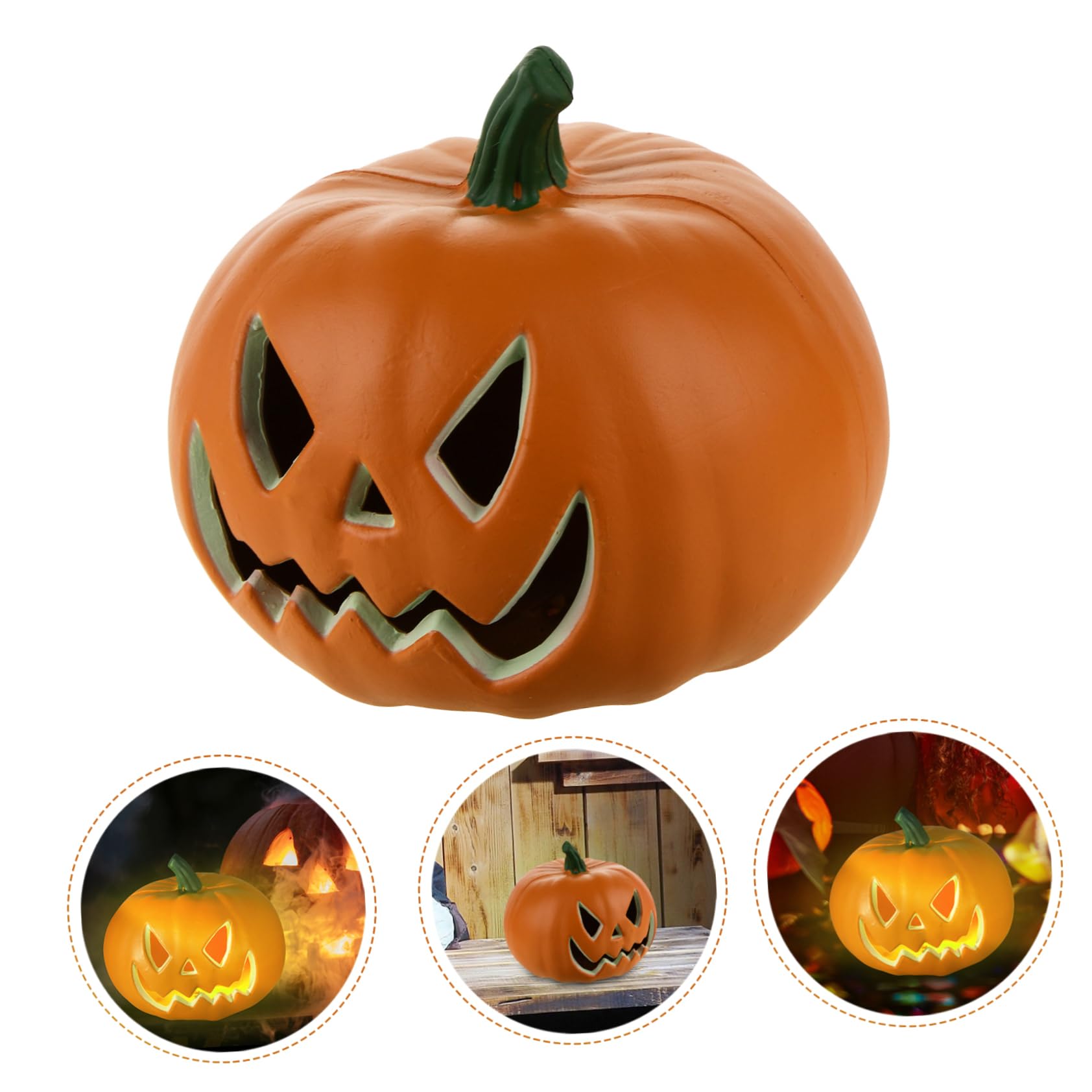 Posąg Dyni Festiwalowej Halloween Światło Dekoracyjne Oświetlenie Zewnętrzne Dyni Różne Sztuczne Dynie Żniwne Centralny Element