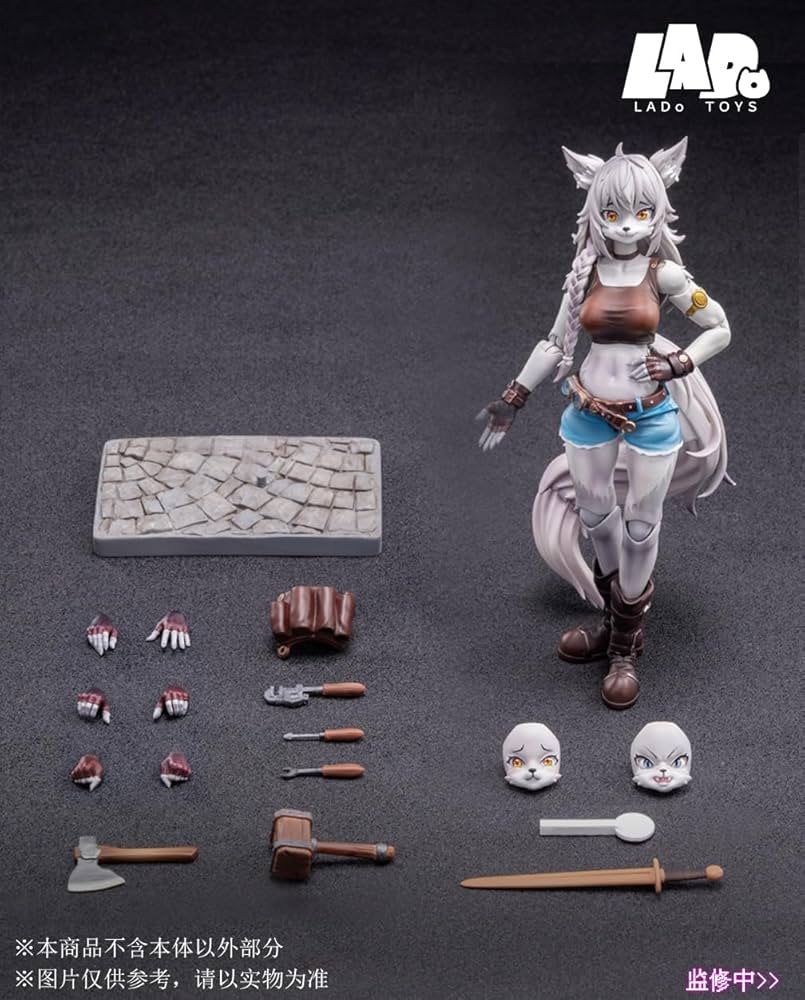 Amazon.co.jp: LADoTOYS 1/12 機甲少女 Liya 修理工 素体セット