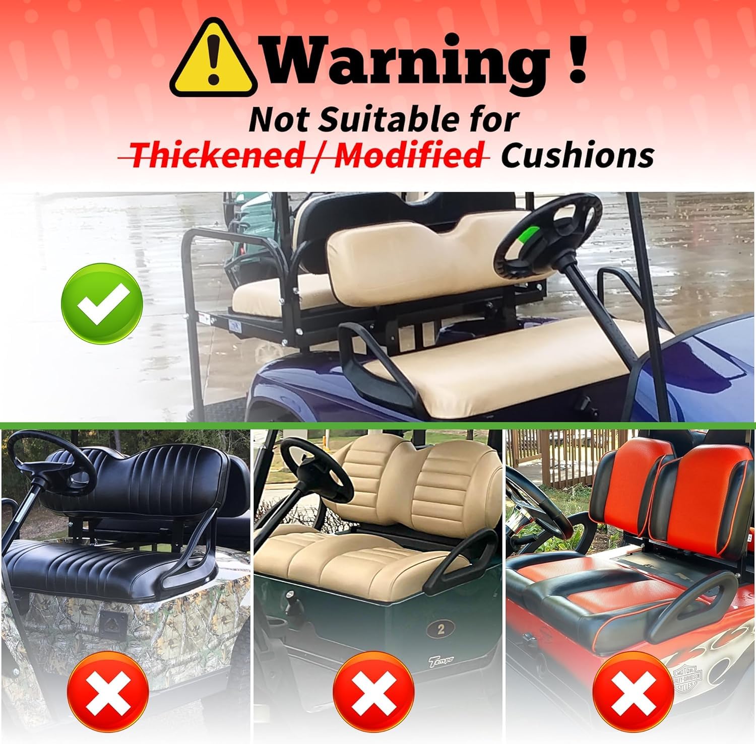 MARK & LONAバック+GAUGE CART SEAT COVERセット GAUGE CART SEAT COVER