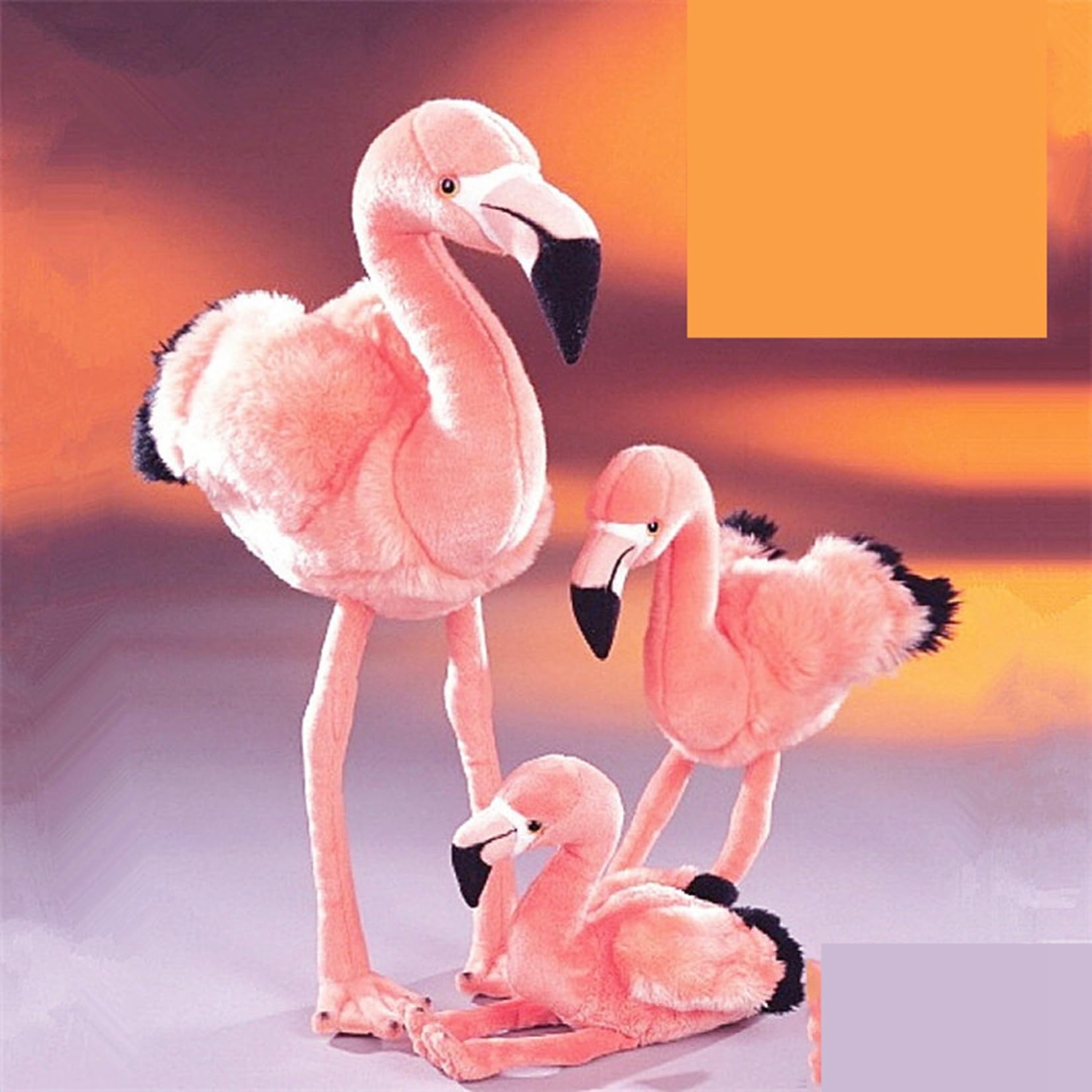 Amazon.co.jp: 縫いぐるみ フラミンゴ 紅鶴 かわいい おもちゃ 本物  