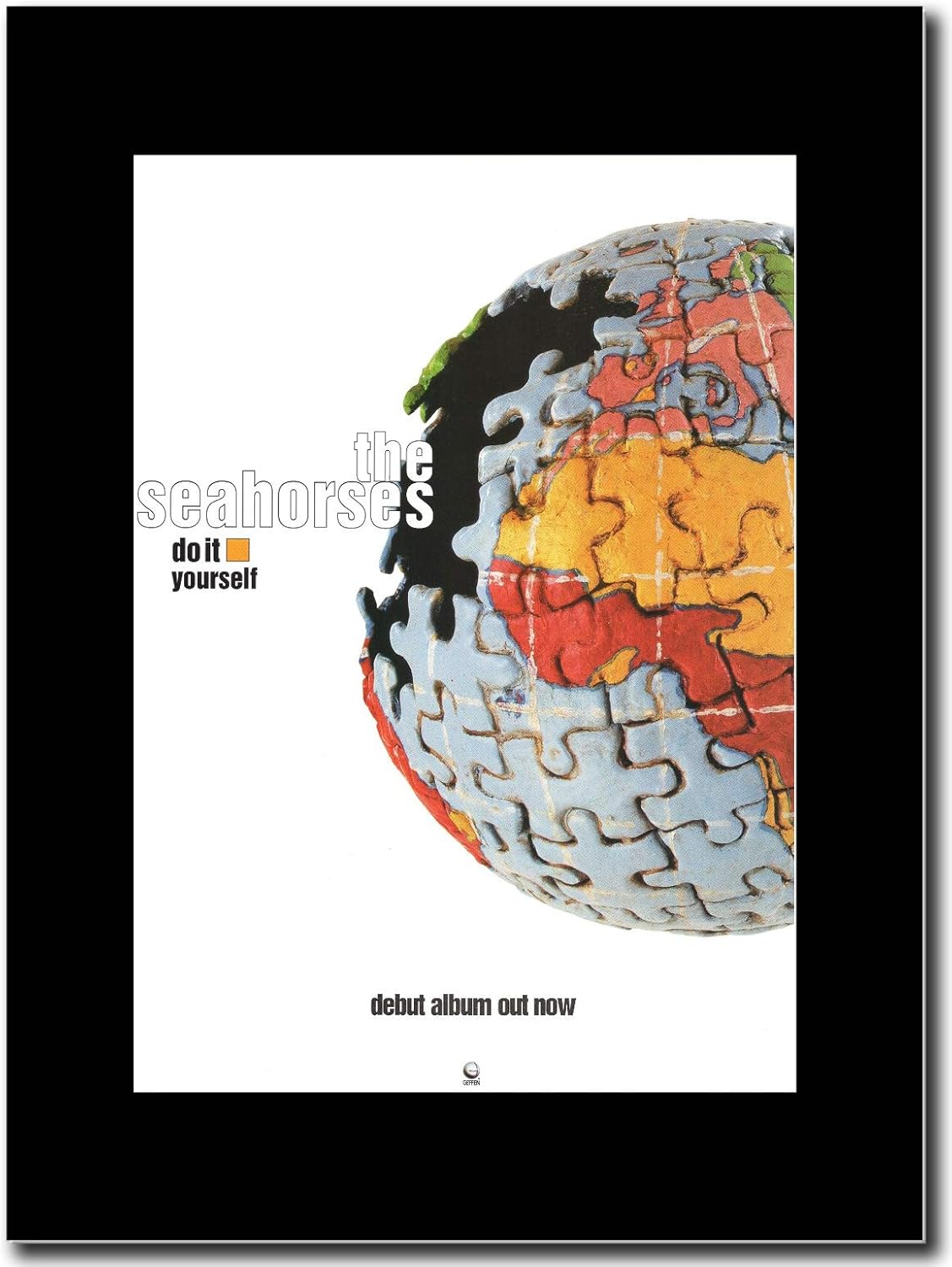 Amazon.co.jp The Seahorses Do It Yourself つや消しマウントマガジンプロモーションアート