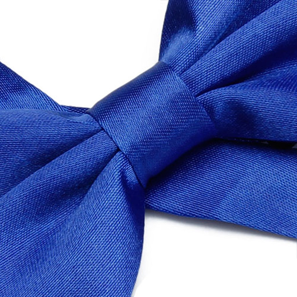 Mens Tuxedo Party Suit Charms Shirt Neck Charms Bowtie - Royal Blue-image-5