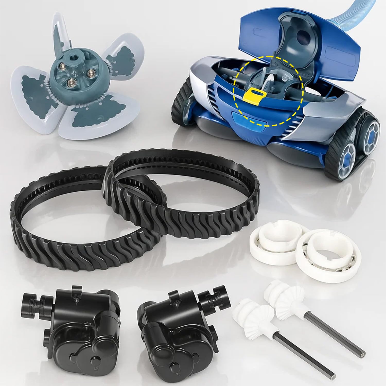 Photo 1 of R0796200 Complete MX8 / MX8 Elite Tune Up Kit, Replacement Parts for Zodiac Baracuda Pool Cleaner Vacuum MX8 MX6 MX8EL MX6EL Rebuild Kit, R0524900, R0526100, R0527000, R0525100, R0524700, R0524800