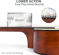 Vista 5 de AKLOT Guitarra acústica para principiantes, tamaño completo, 4/4, guitarras populares, kit de iniciación de guitarra acústica