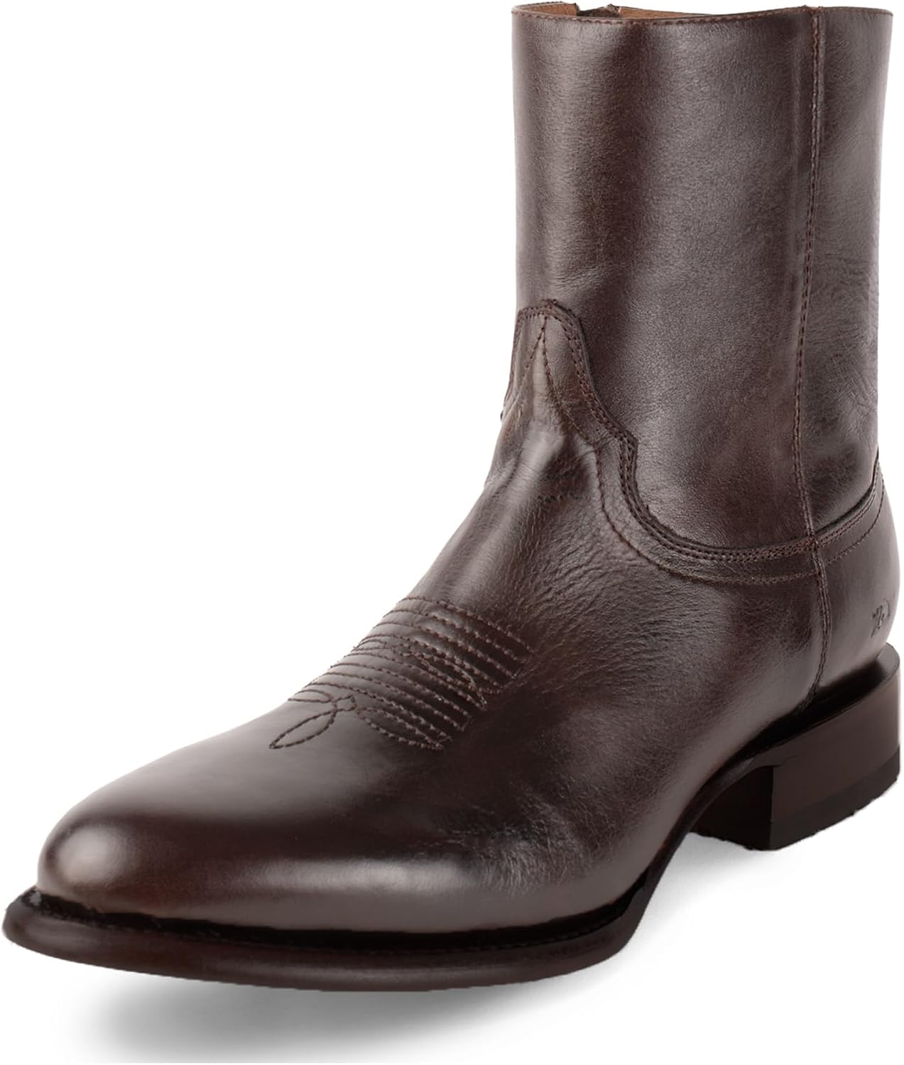 7L SIETE LEGUAS - Men's Leather Cowboy Zip Boot with Leather Sole style 11200