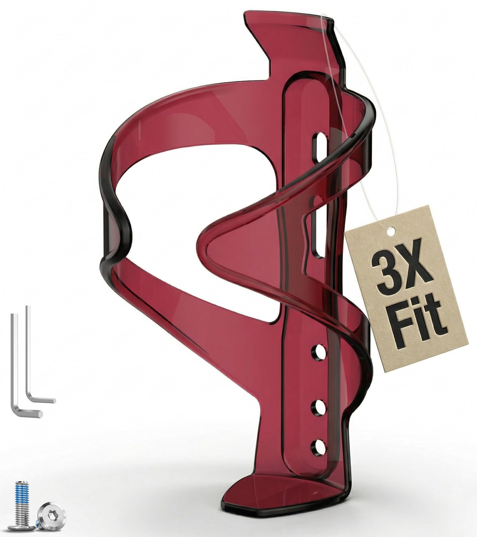 MYFOREST Bike Water Bottle Holder Kit for Metal Bottles, Optimized Size