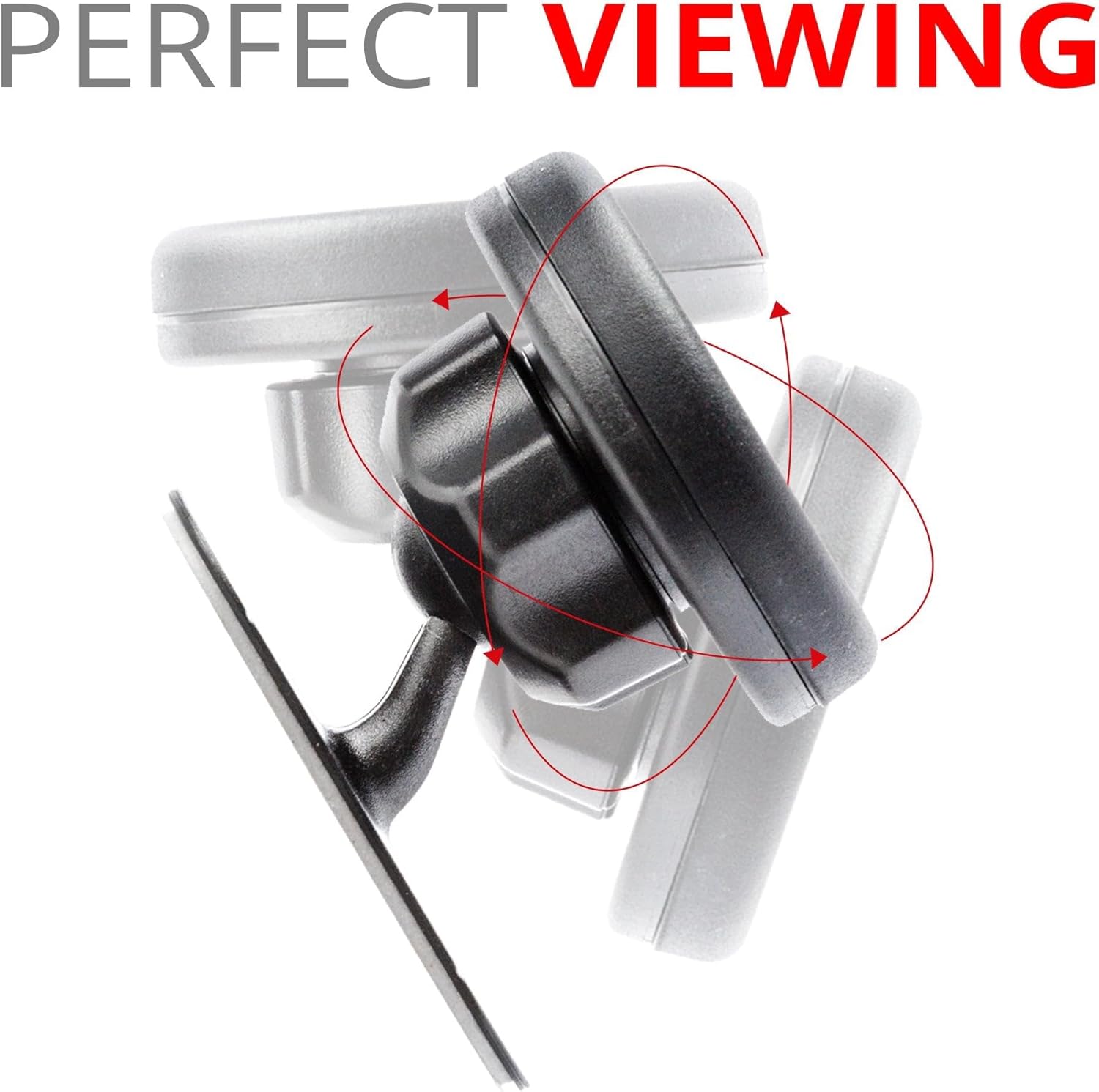 Magnetic phone holder showing 360-degree rotation