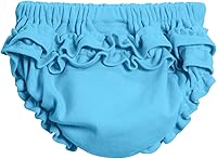 Vista 12 de Girls Soft Cotton Ruffle Diaper Cover