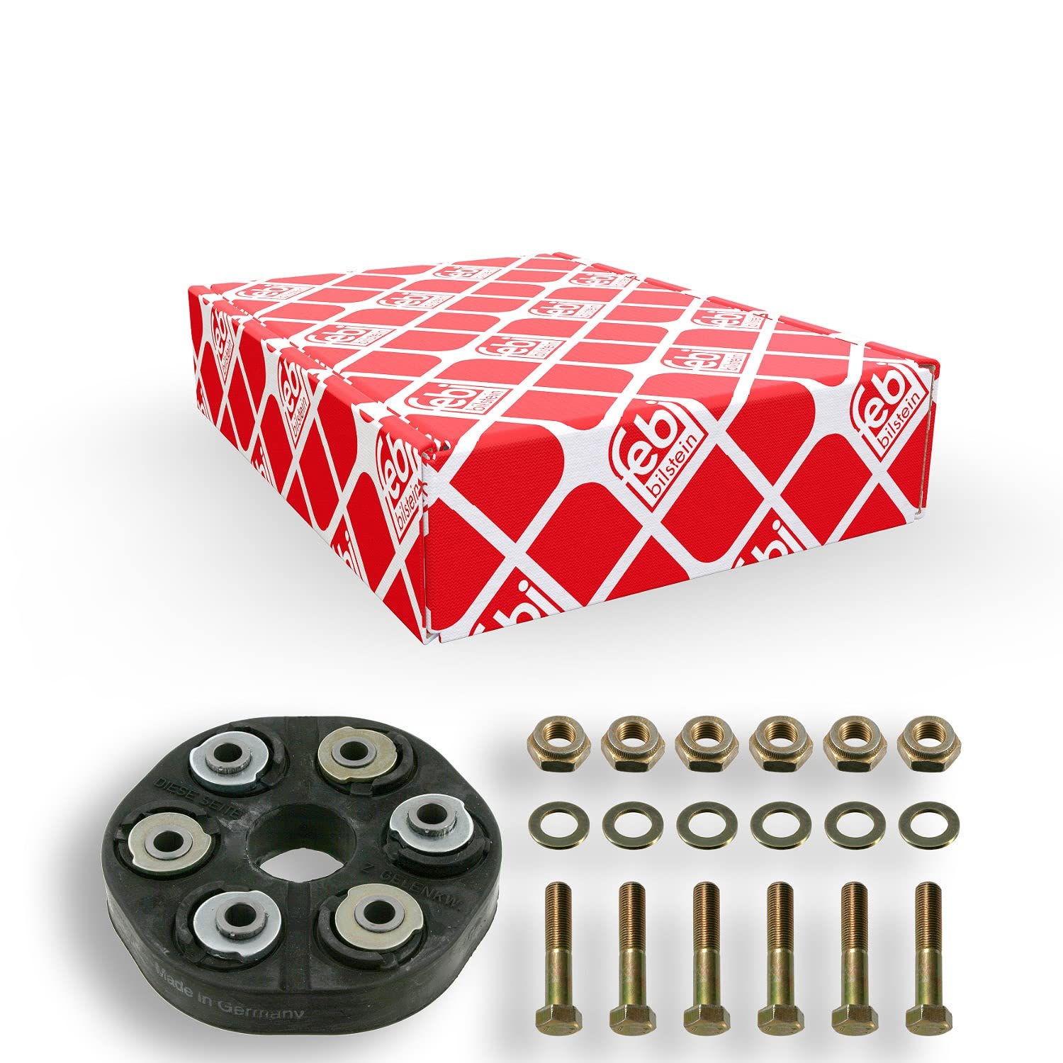 febi bilstein 03907 zestaw tarcz przegubowych do wału kardana, 1 sztuka