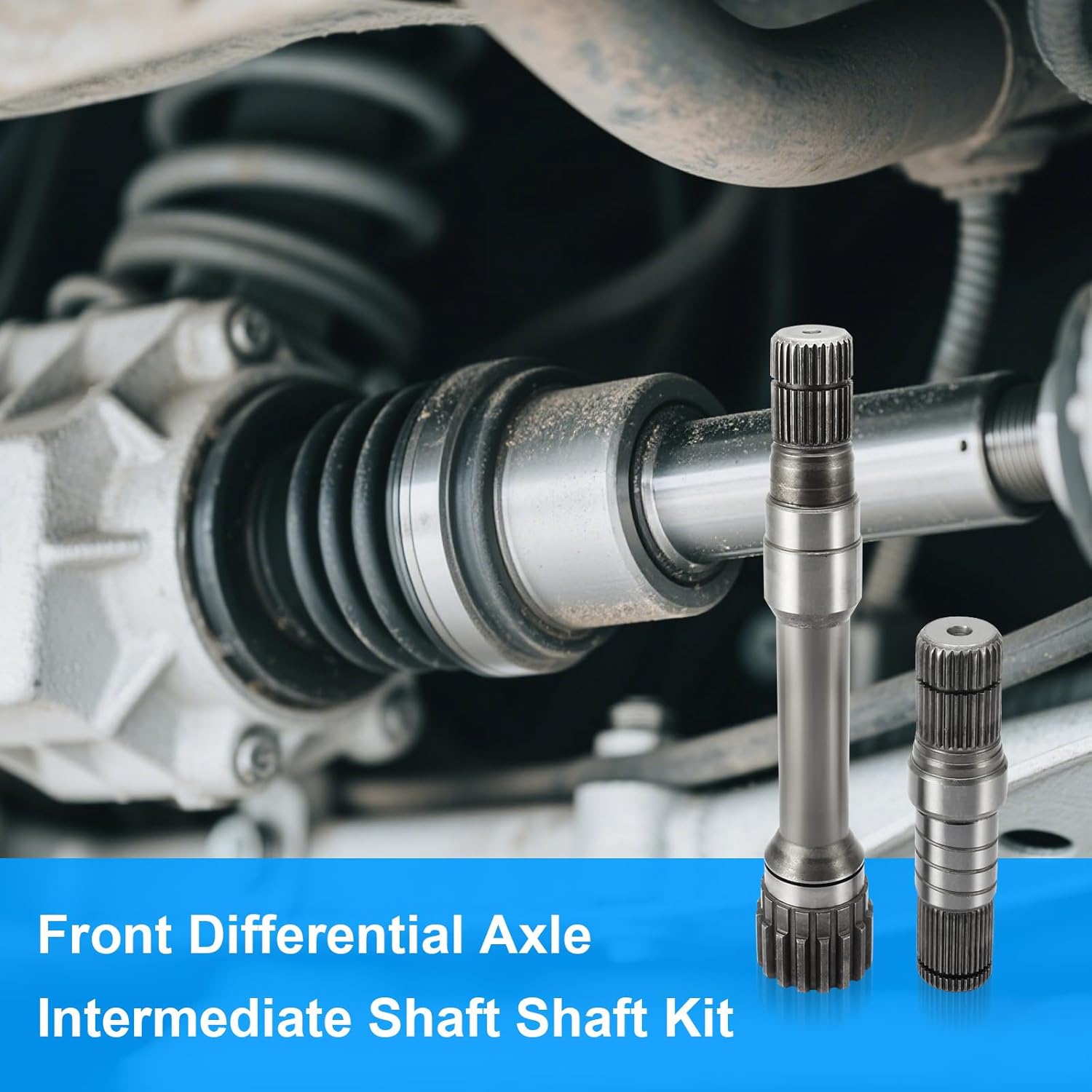 68146594AB Front Differential Axle Intermediate Shaft Kits For Dodge Ram 1500 2012-2021, Replaces # 68146594AA 68257420AF 68257421AF 68257422AF 722N695BKA | 19 PCS