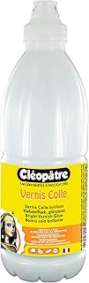 Cléopâtre - LCC1-1000 - Vernis Colle brillant - Flacon 1 kg 8 x 8 x 27 cm Transparent
