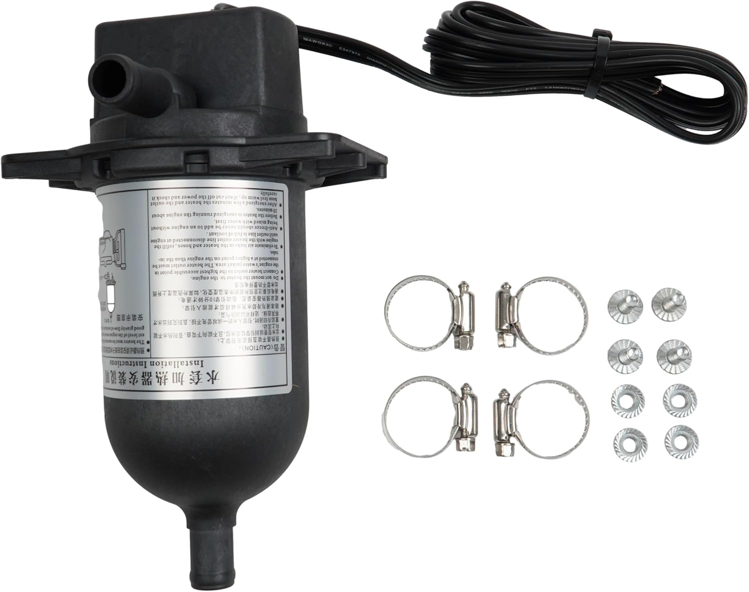 Engine Block Heater Coolant 120V 1500W TPS151GT10-000 590-893 Compatible with Hotstart 1500 Watt Diesel & Gas engines Generators buses tractors Trucks boats Option 100-120F