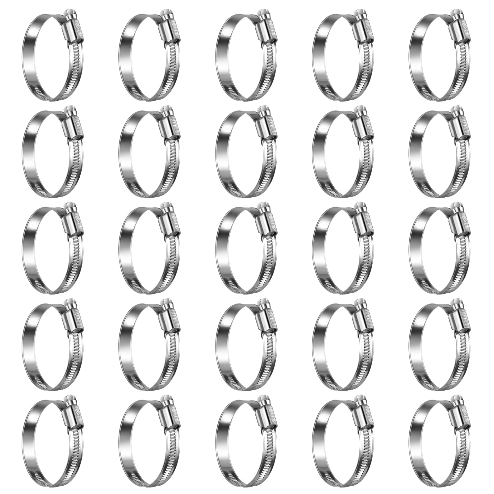 Steelsoft Non-Slip Stainless Steel Worm Gear Hose Clamps - belts hoses and pulleys automotive | Mubboo