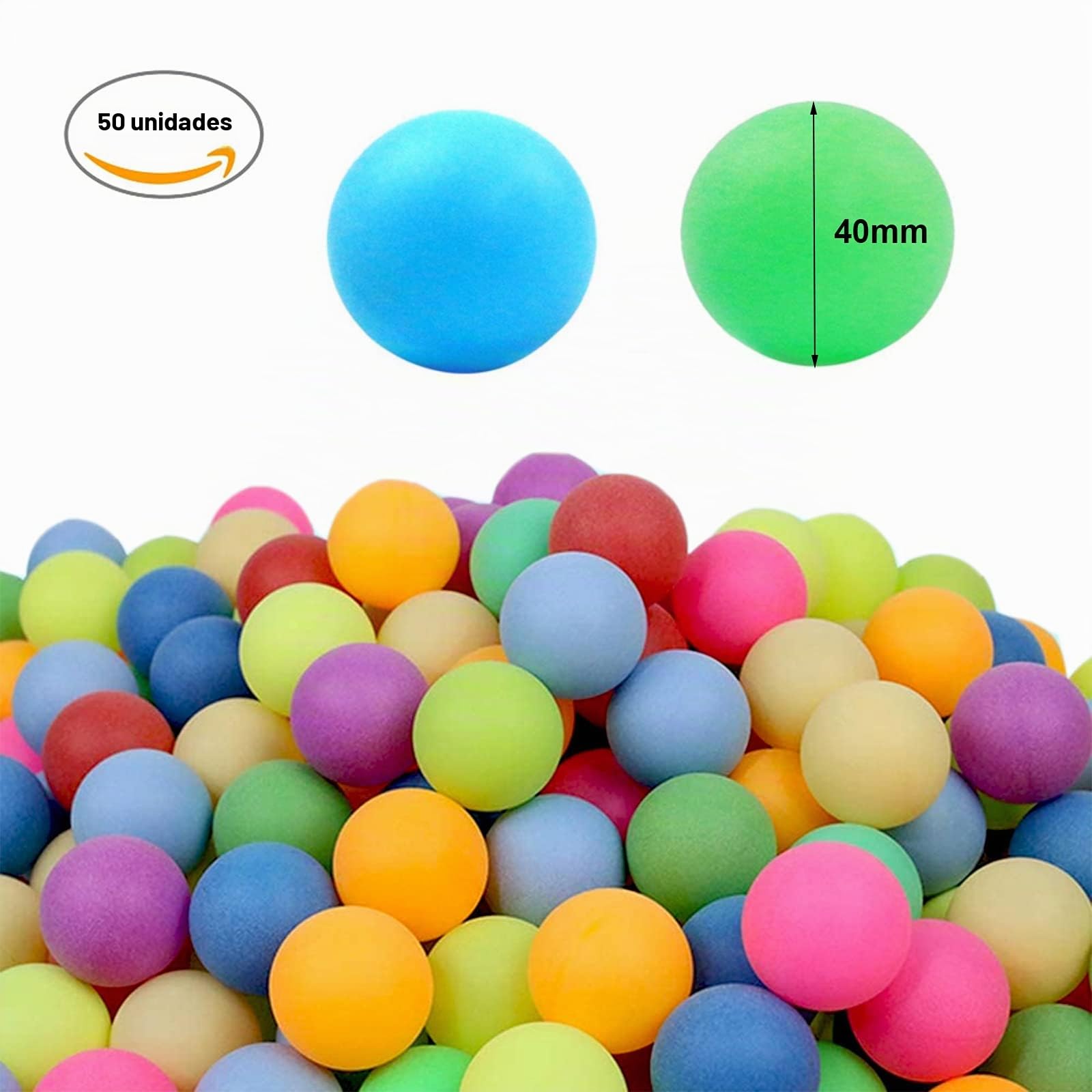 Pelotas De Ping Pong Tenis De Mesa con Emojis Reutilizable para Juegos Entrenamiento