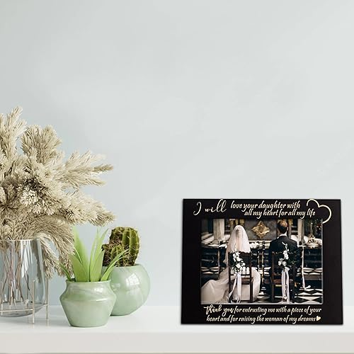 Miniatura 2 de Regalos para la madre de la novia del novio, regalos de boda para suegra  I Will Love Your Daughter with All My Heart, Thank You For Raising Woman