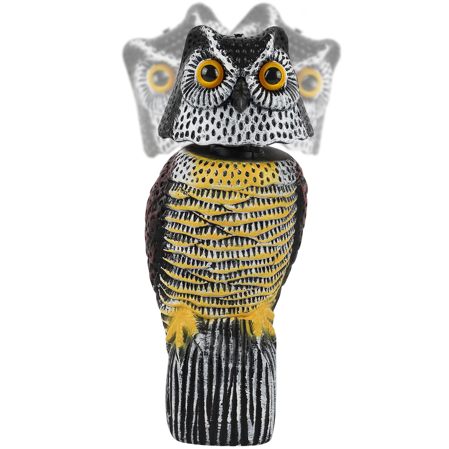 Statue de hibou pour protéger le jardin et la cour contre les oiseaux nuisibles