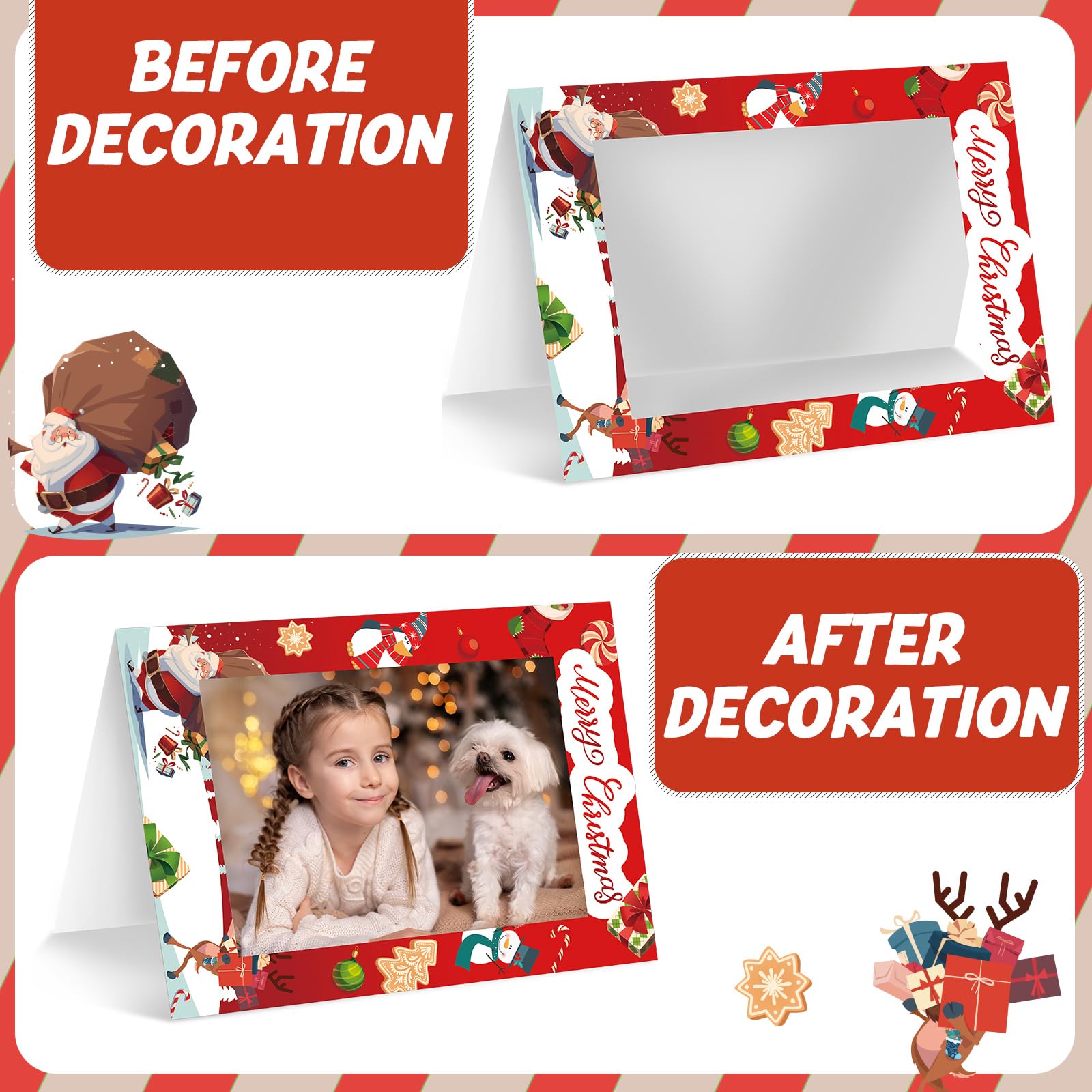 お得セット クリスマス フォトフレーム メッセージカード ページクラフト