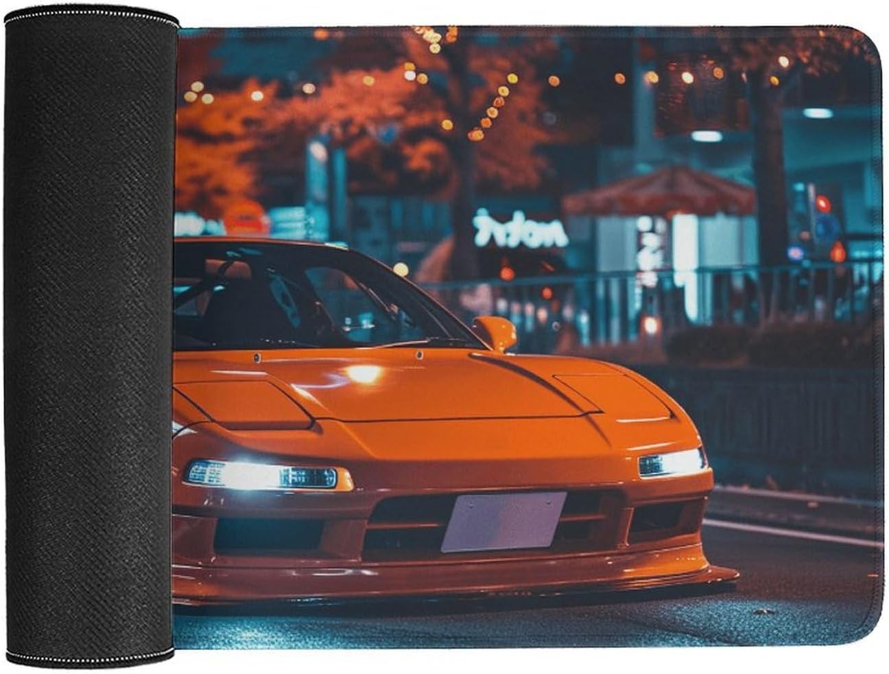 Large Mouse Pad JDM Cars NSX Night Driving Desk Mat Computer Accessories Gaming Office Organizers Supplies Decor Essentials Keyboard Pads for Desk Rubber 30x60cm - Image 3