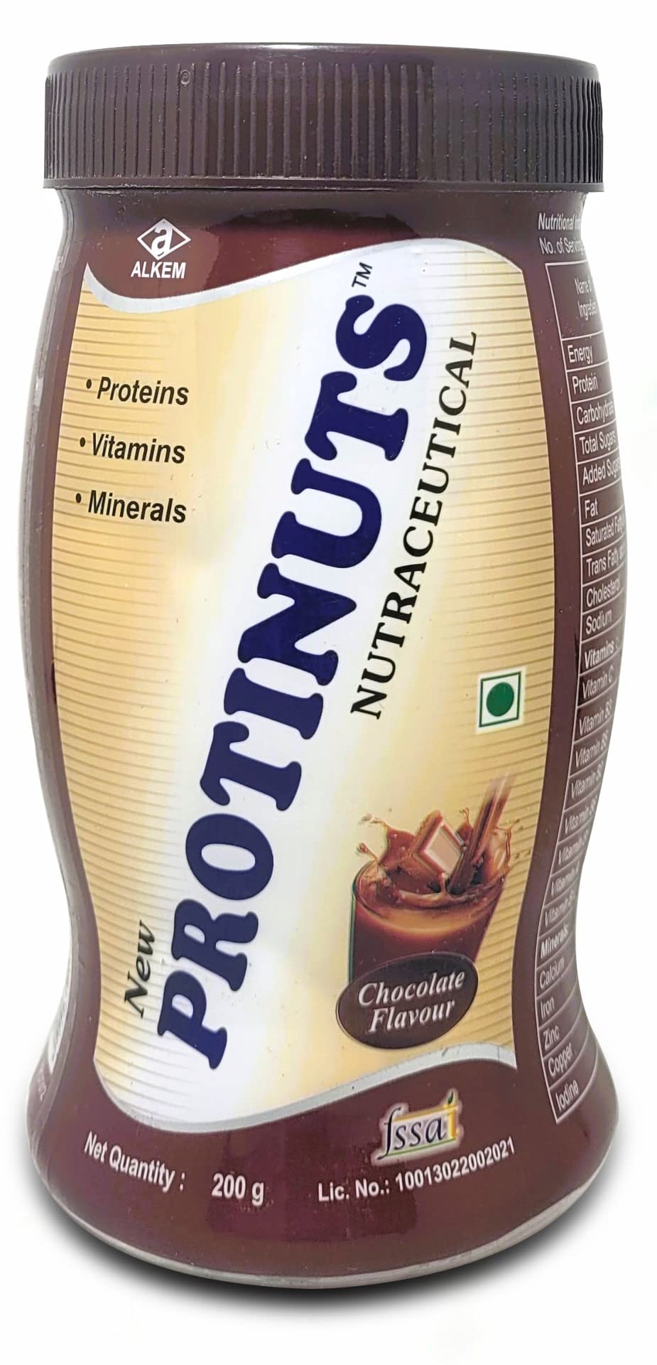 Alkem Protinuts Protein Powder With Vitamins And Minerals 200gm(chocolate) (B0BWYV49TX) Amazon Price History, Amazon Price Tracker