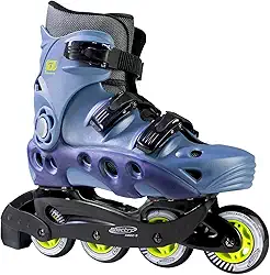 Patins Traxart Spectro Azul Inline Recreação - 72mm ABEC-5