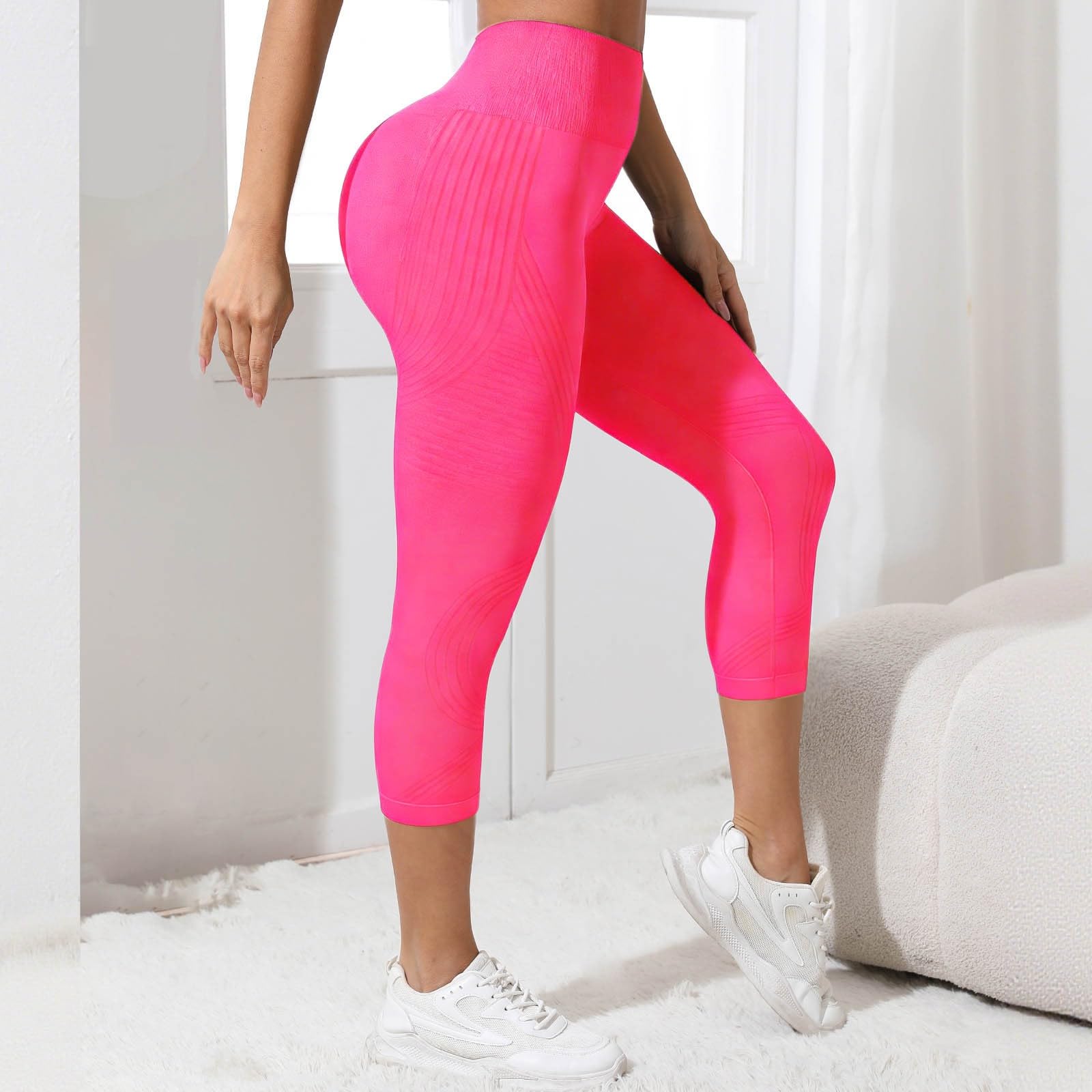 Leggins Anticelulítico Mujer 3D Push Up – Mallas de Compresión para Celulitis Lipedema – Tejido Transpirable de Secado Rápido para Yoga Fitness – Pantalón Adelgazante Opaco