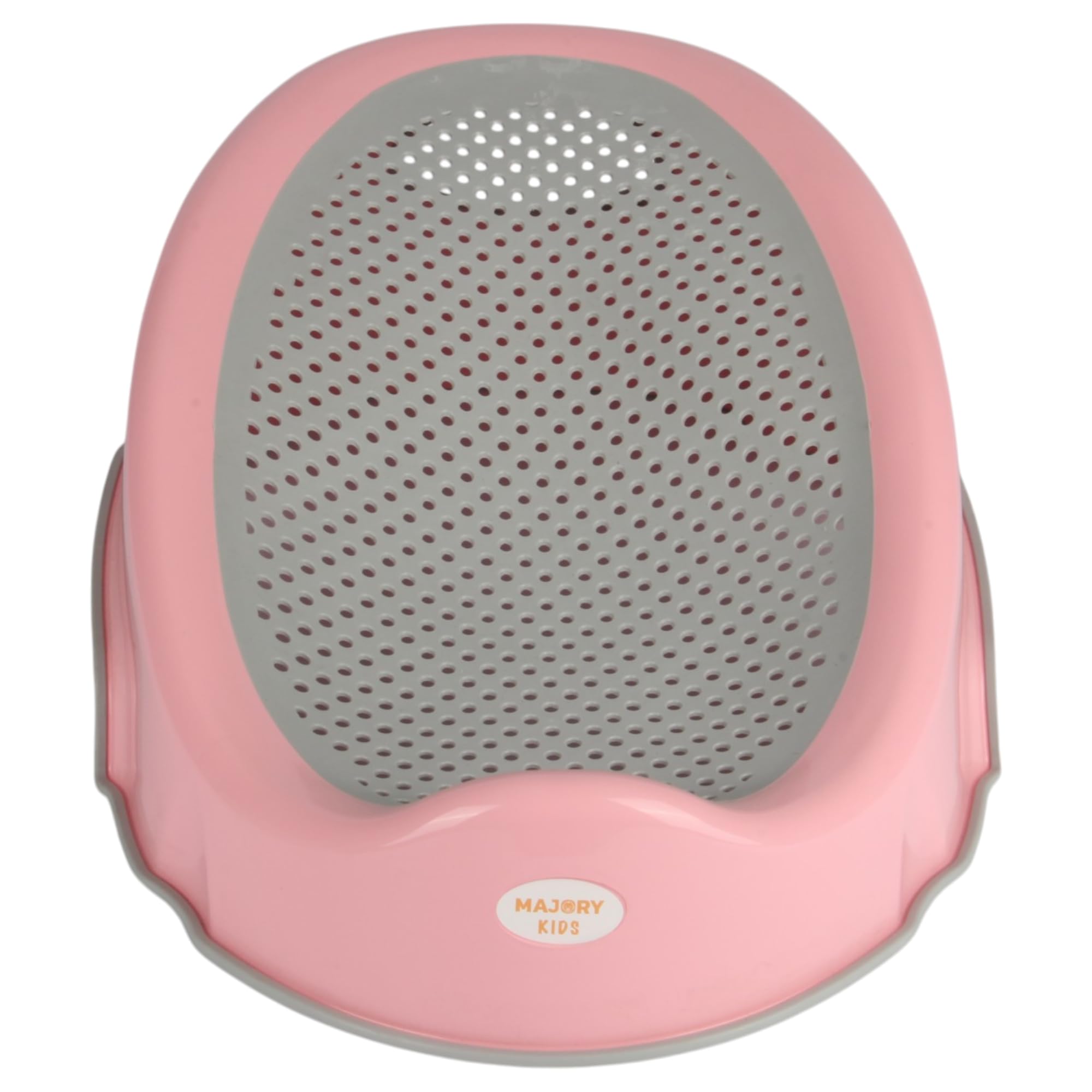 Jolie Max Soft Silicone Baby Bath Support, Non-Slip Infant Bath Seat for Newborn to 6 Months, Ergonomic Warm-Touch Mould Resistant Bather (Pink)