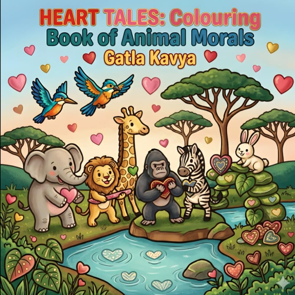 HEART TALES: Colouring Book of Animal Morals