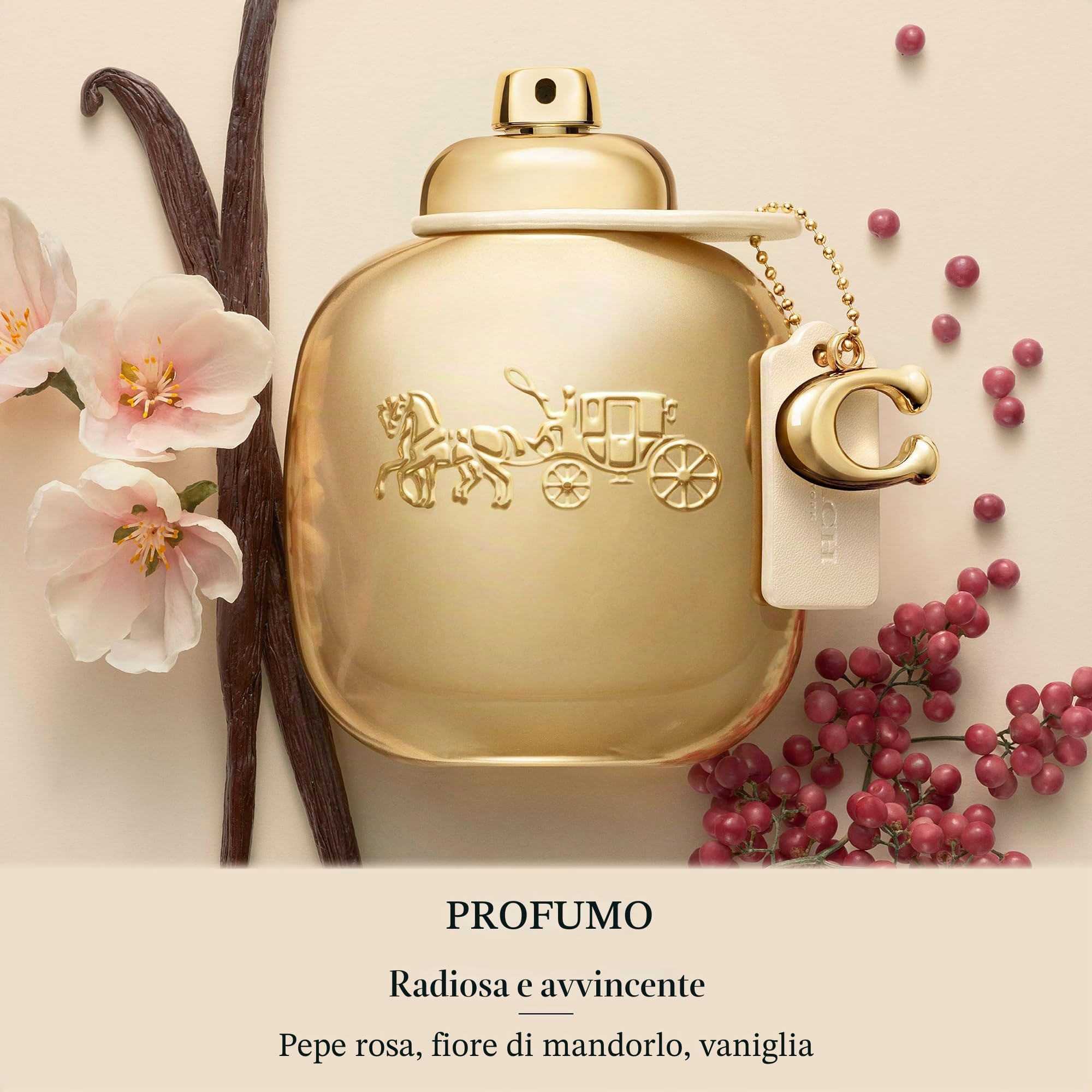 Coach Profumo spray da donna, oro, 50 ml