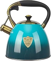 Vista 11 de Tetera - Teteras de 2.9 Cuartos para Estufa con Silbato, Tetera Silbante de Acero Inoxidable, Teteras para Estufa, Tetera con Silbato