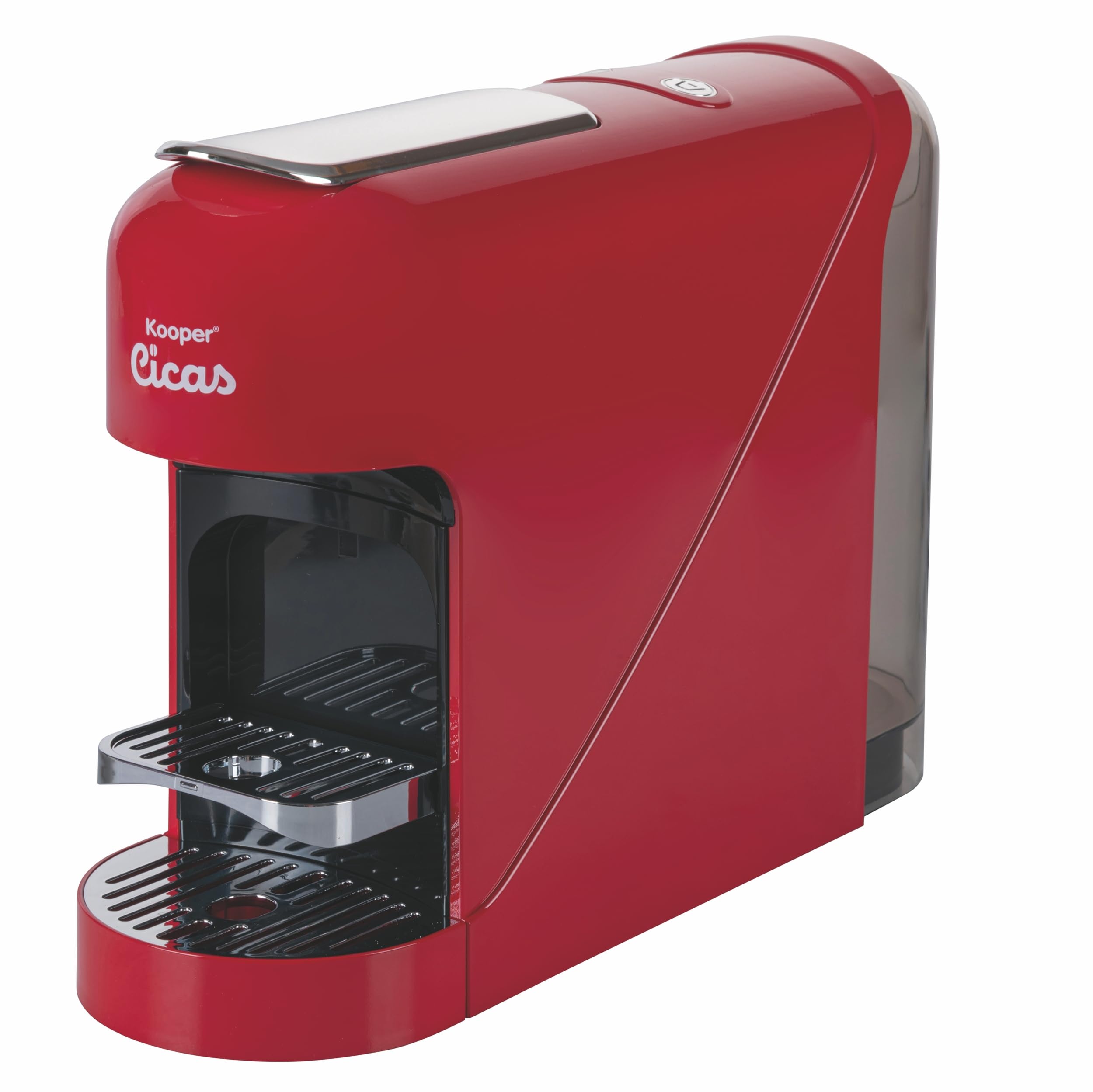 Kooper Ekspres do kawy na kapsułki, czerwony, 1400 W, Cicas