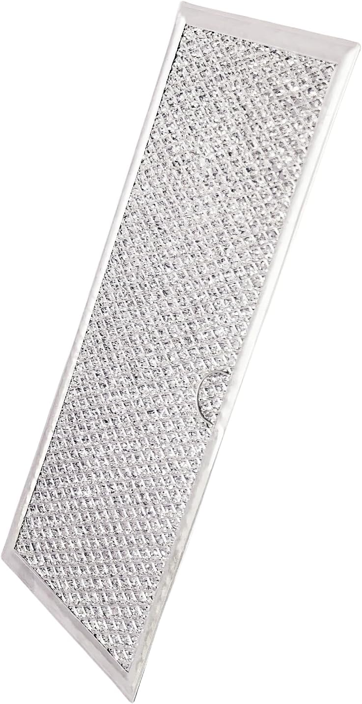 Silver Grease Filter 11.57 x 5.5 x 0.09 inches Compatible with Whirlpool W10575379 W11190170 Downdraft Range Hood (1)