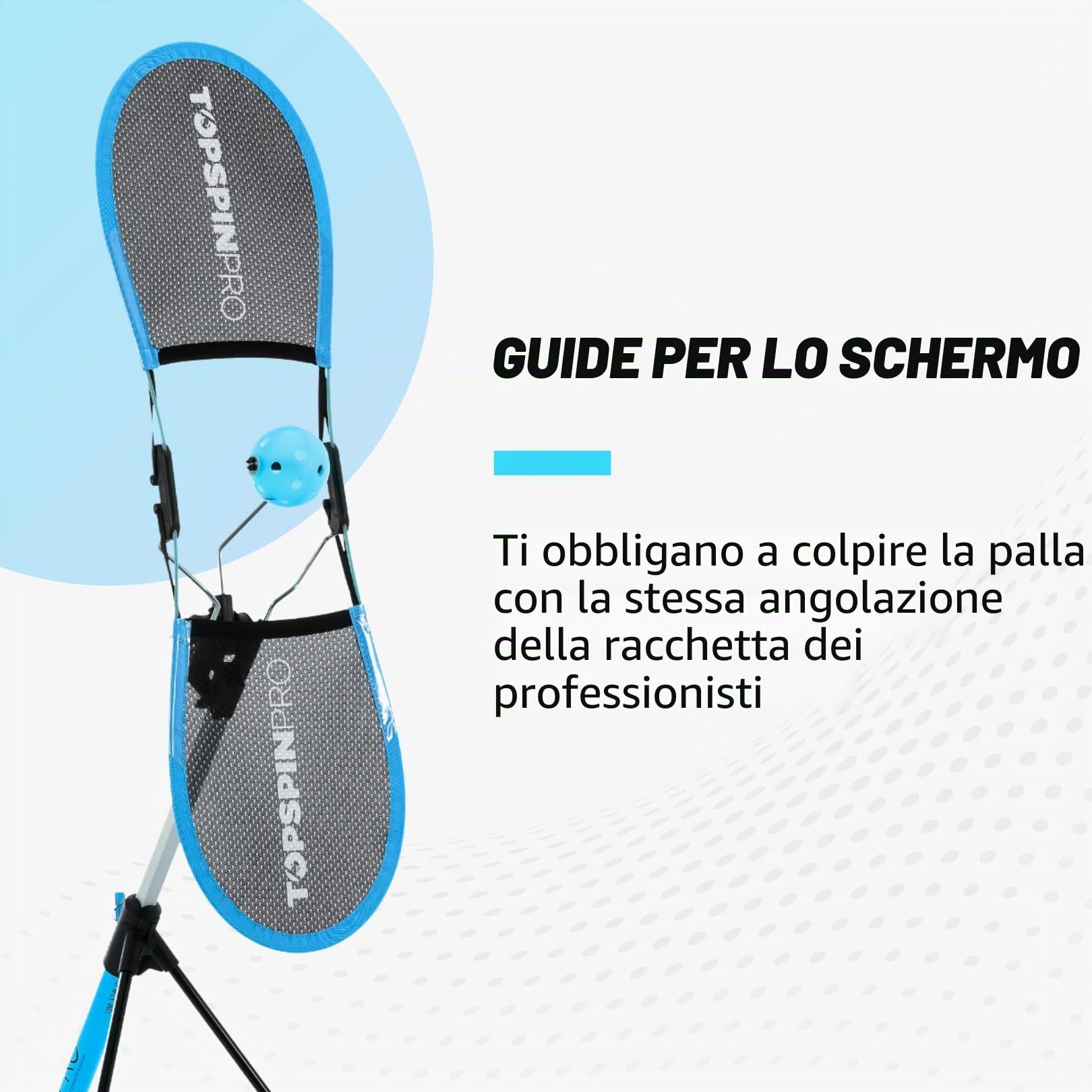 TopspinPro Per Pickleball | Il miglior ausilio di allenamento Topspin per un servizio vicioso e forti colpi di terra | Allenatore di pickleball