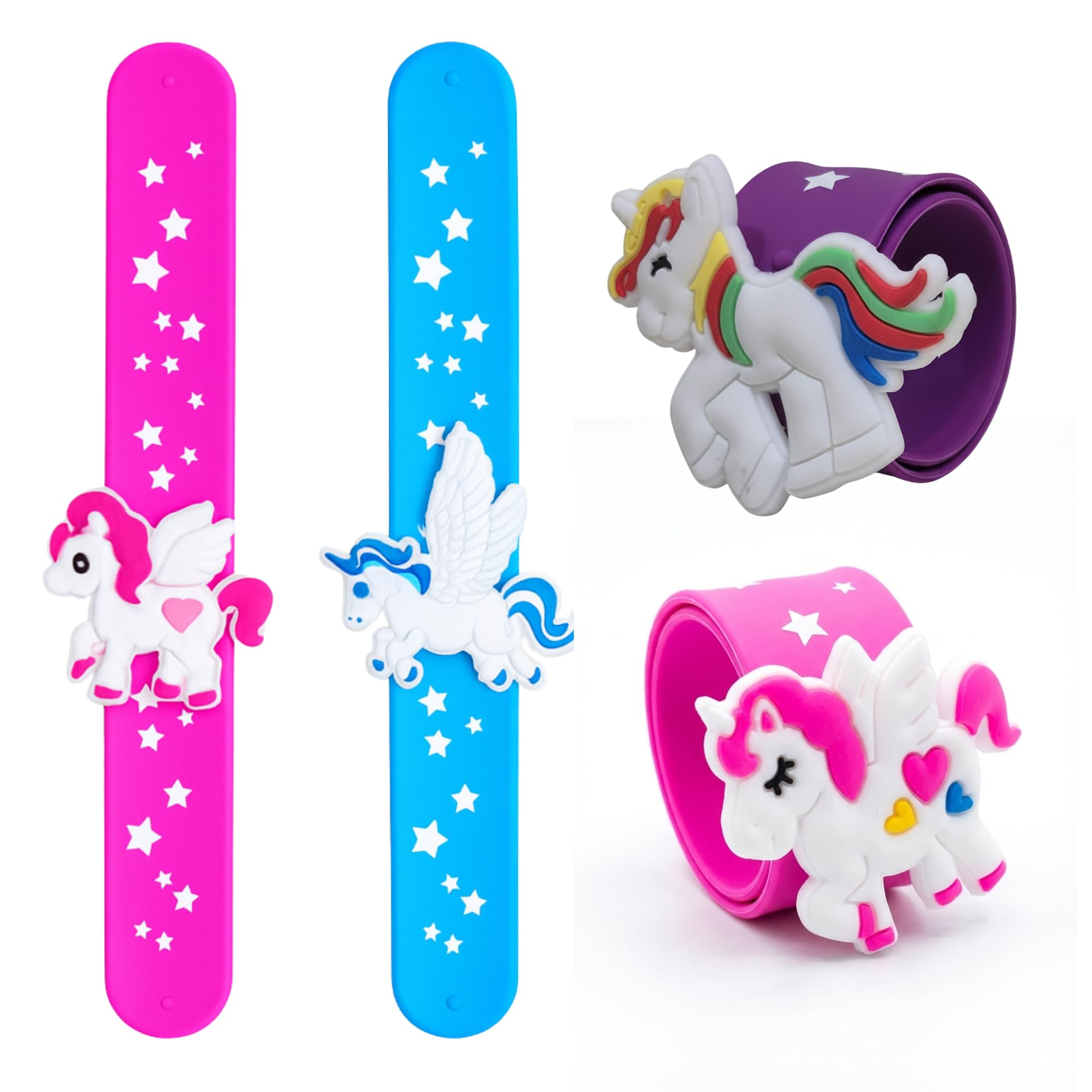NILIKA ENTERPRISES Unicorn Silicone Wrist Bands for Kids – Pack of