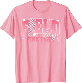 Field Day 2025 Pink Team Field Trip Color Team Teacher Kid T-Shirt