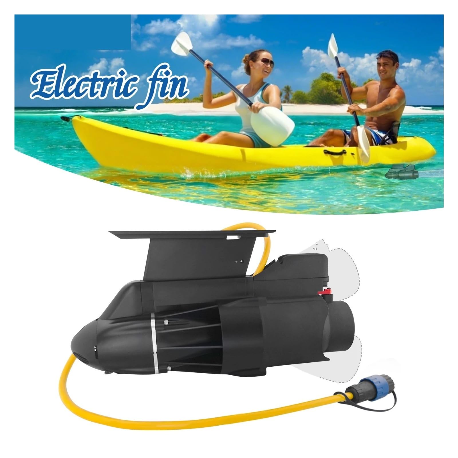 Deska do pływania na stojąco Silnik elektryczny bezszczotkowy Power Fin do łodzi dmuchanej, podwodny ster strumieniowy deski SUP, nadmuchiwany kajak wędkarski(DC24V 240W(1.2M))