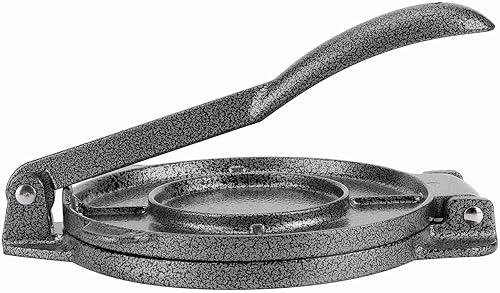 Miniatura 9 de Prensa de tortilla de hierro fundido de 6.5 pulgadas, prensa de masa resistente para tortillas de harina, tortillas de maíz, masa de pizza, galletas