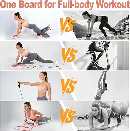 Miniatura 6 de Tabla de pilates, reformador de pilates 6 en 1 para entrenamiento de núcleo y cuerpo completo, equipo portátil de gimnasio en casa con pantalla