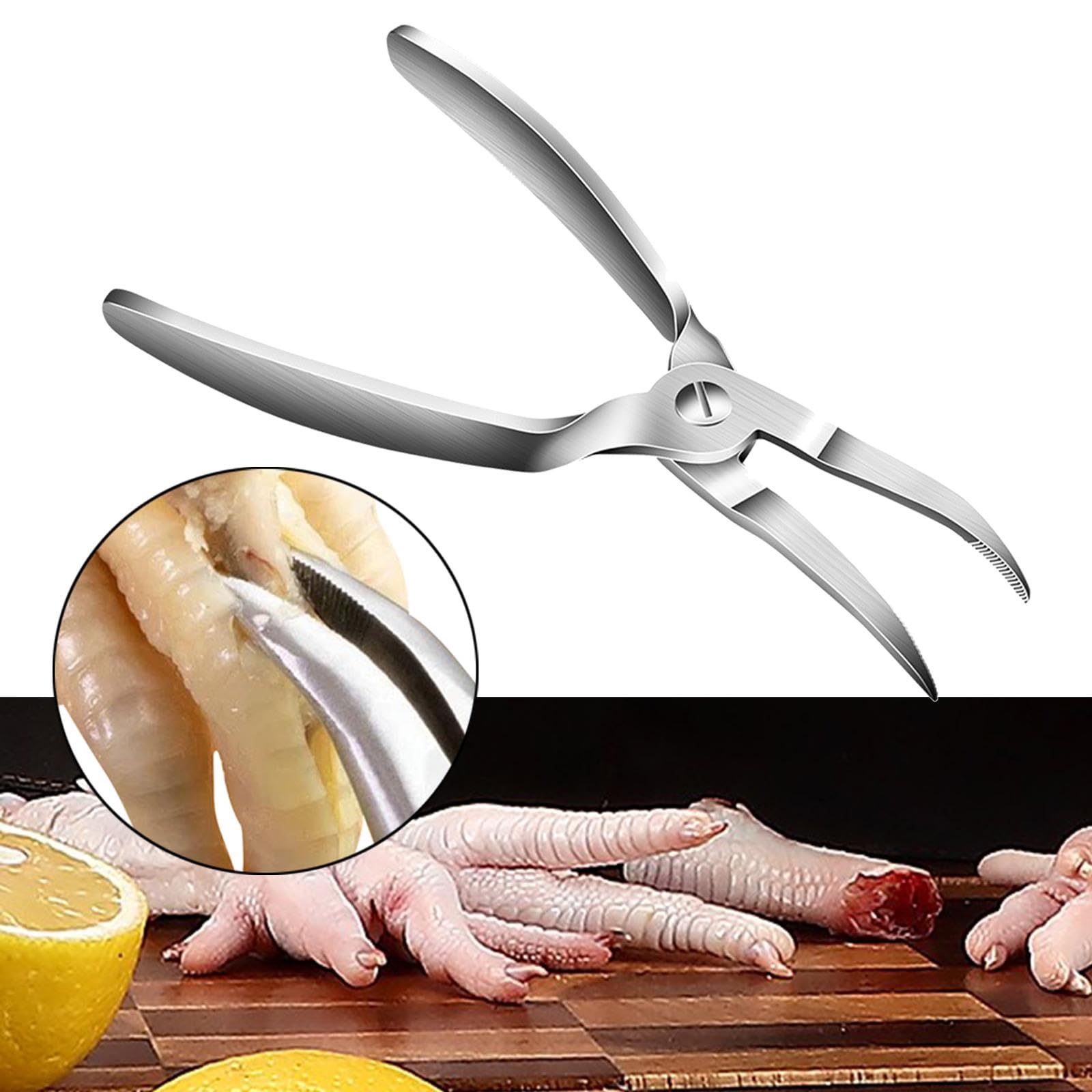 Bothyi Chicken Feet Boneless Plier Bone Remover Portable Paw Bone Duck Removal Tool Boning for Kitchen Pulling Dining Room Removing