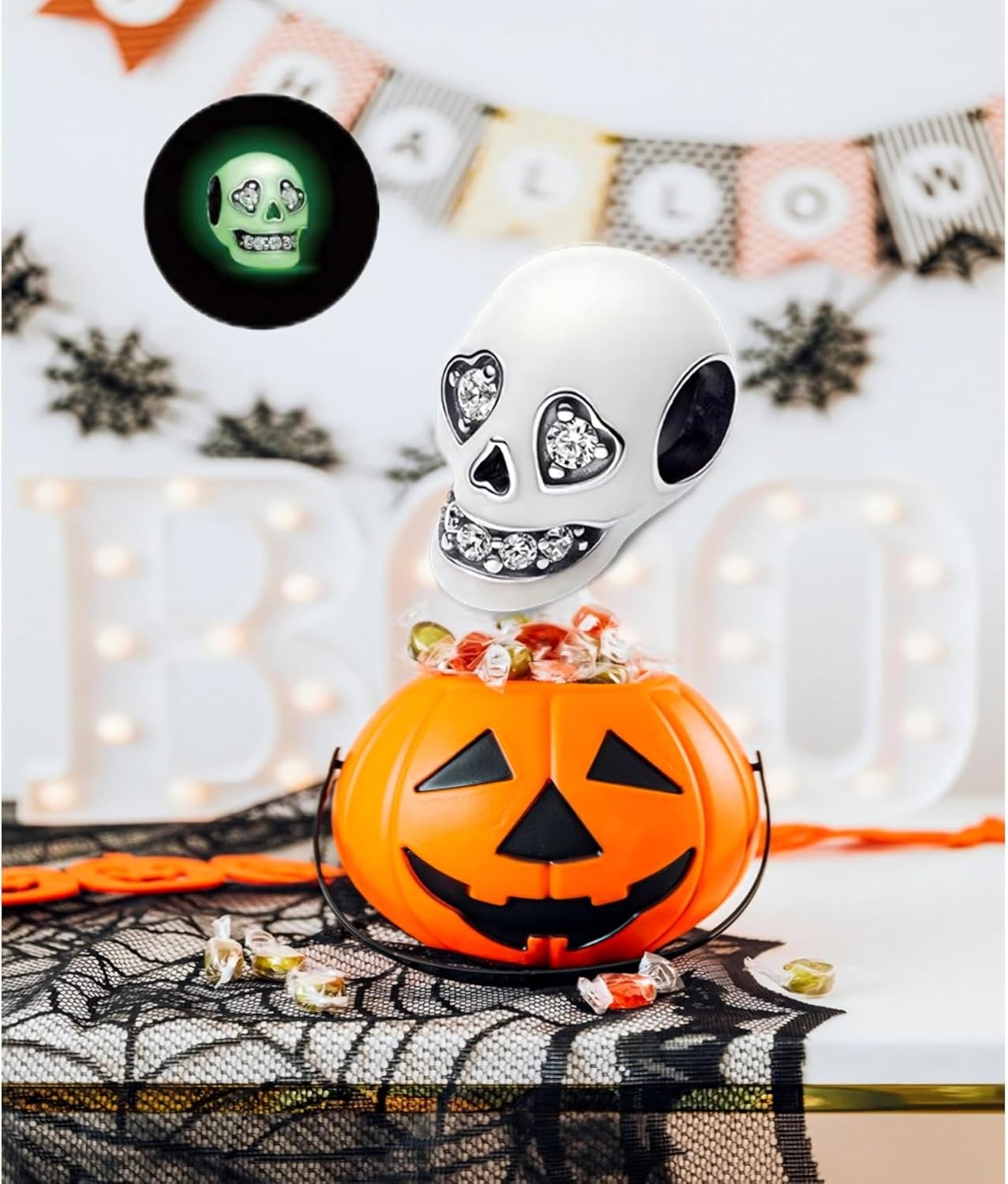 Family Cute Fashion Love Heart Charms for Bracelets and Necklaces Birthdays Jewelry Women's Bead Charms Halloween and Christmas Charms - Image 3