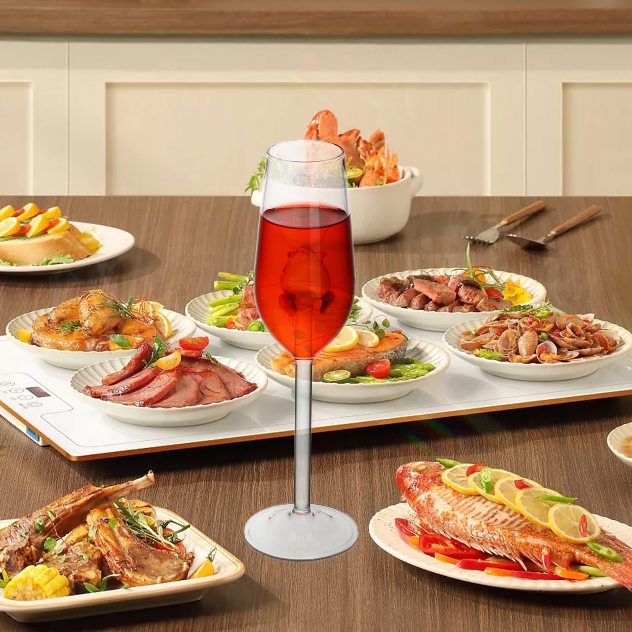 TOPBATHY 4 Stück Rosé Sektglas Diamant Glaskelch Süßes Weinglas Draussen Niedlich Toasten Bar Weingläser Stielweingläser Flöte Glas Kreatives Glas Weinkelch Le Rosa Weinset Whiskey 3d