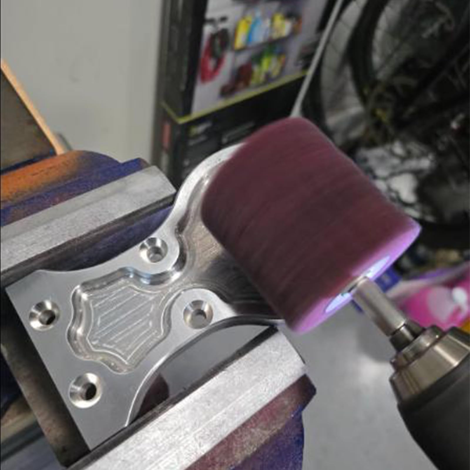 Buffing Kit - 7 Abrasive Drill Attachments -3 Buffing Kit - 7 Abrasive Drill Attachments -3