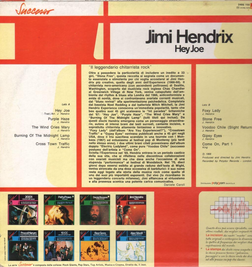 The Jimi Hendrix Expérience-Hey Joe