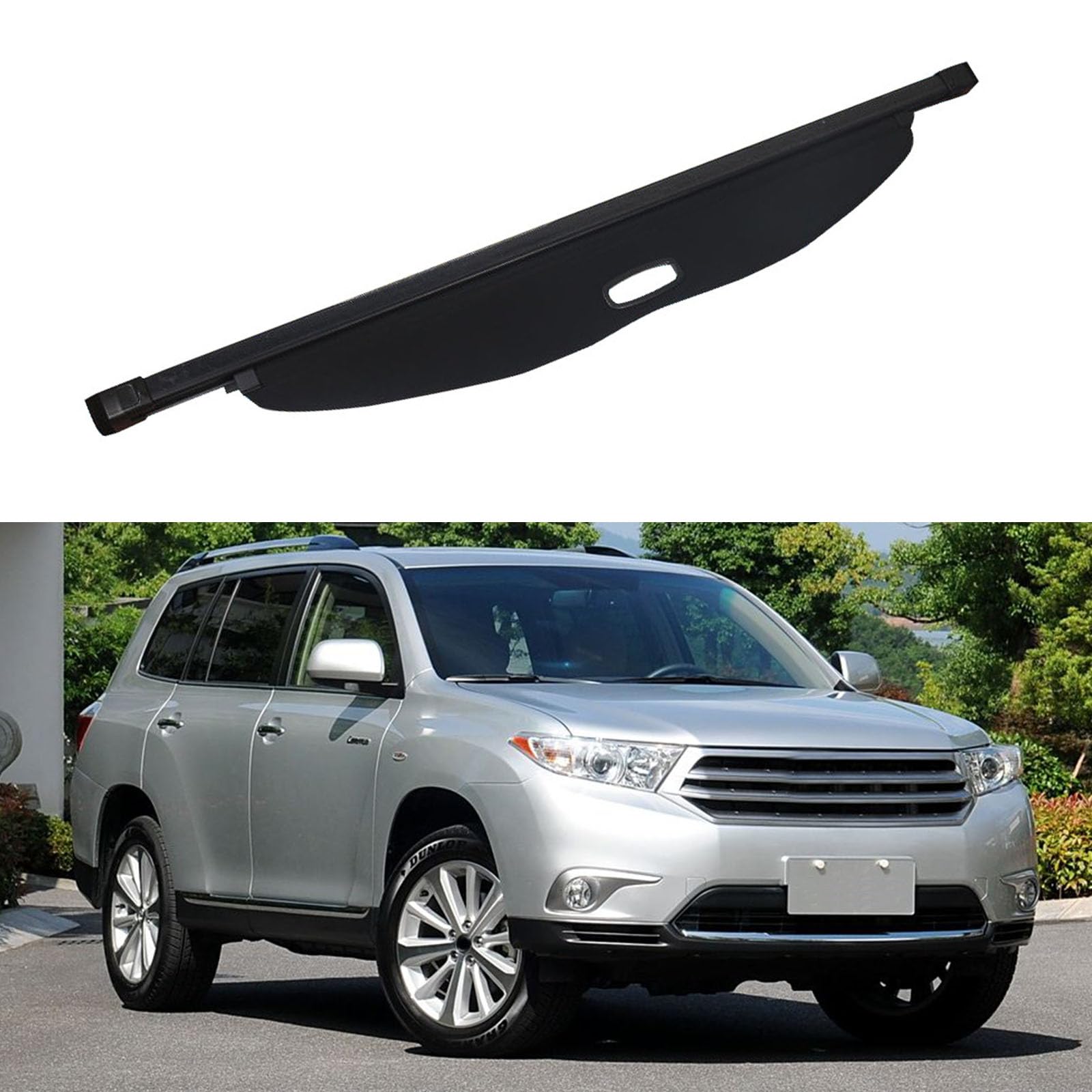 JGQFB Car privacy screen,Compatible with Toyota Highlander 2009-2014,Auto Parts