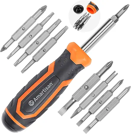 Amartisan 18-in-1 Multi-bit Screwdriver Set Tool All in...