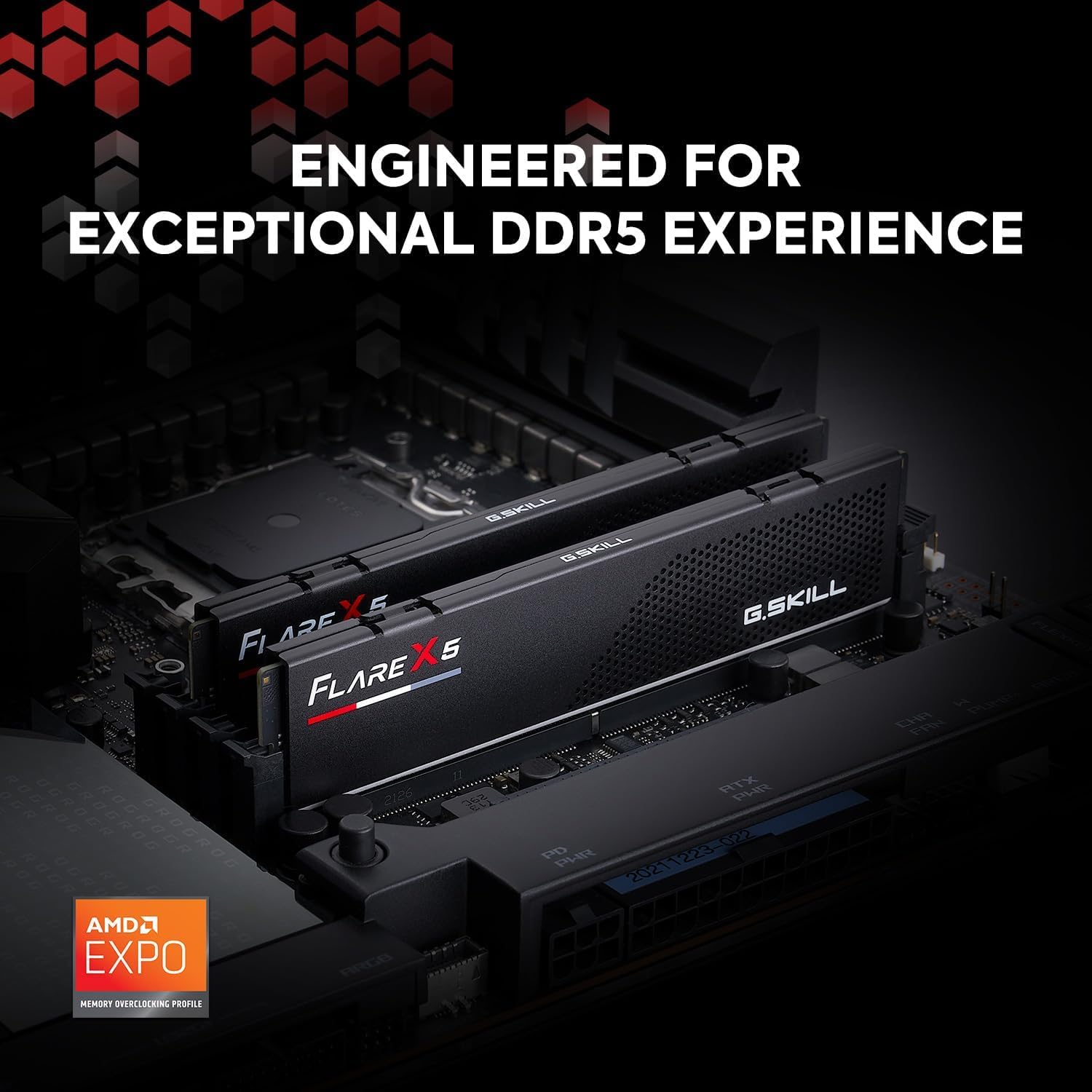 S*0様 G.SKILL FlareX5 DDR5 6000 64GB (32G G.SKILL Flare X5 Series DDR5 RAM (AMD EXPO) 128GB (2x64GB) 6000MT