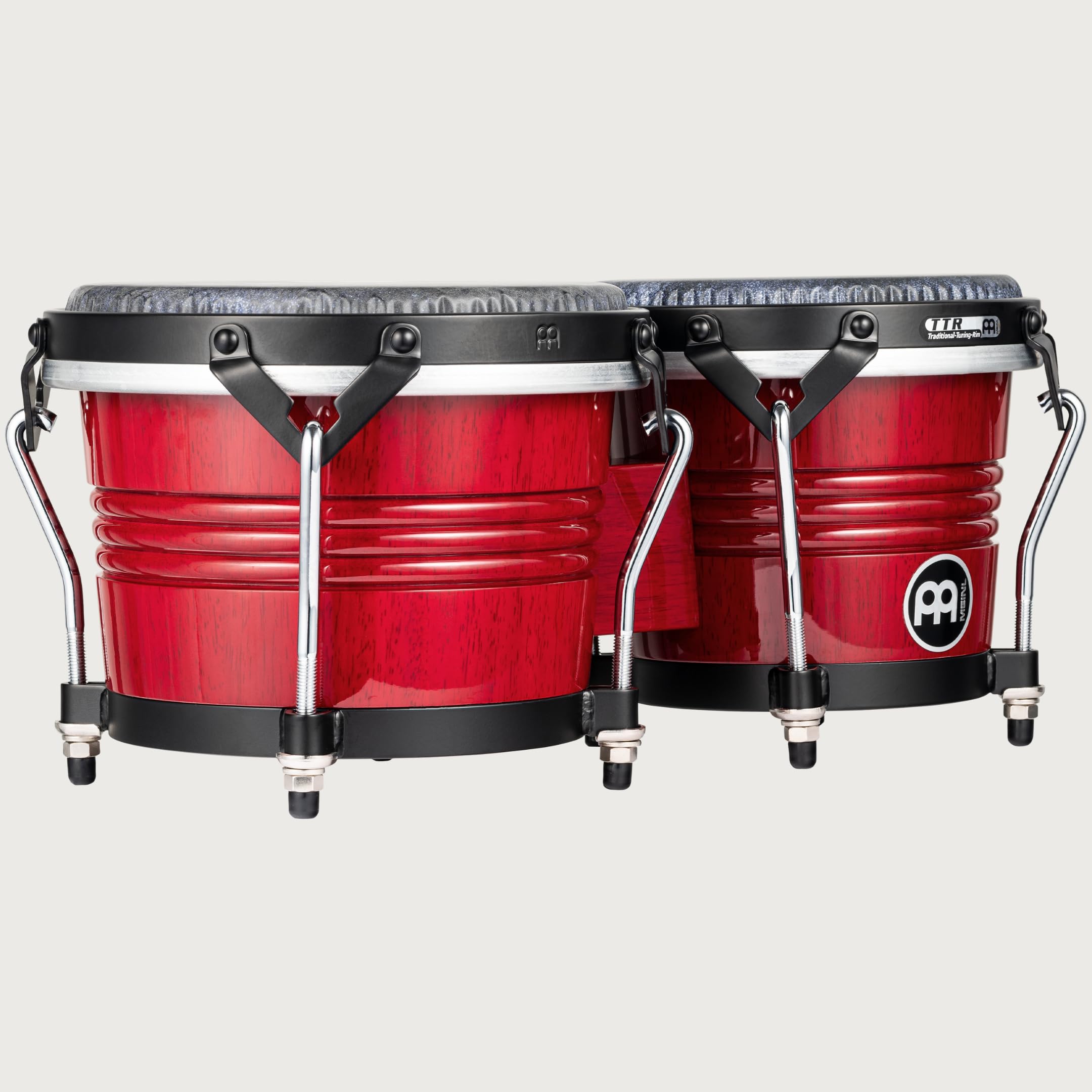 Bongo in legno serie tradizionale Marathon - Teste sintetiche Remo